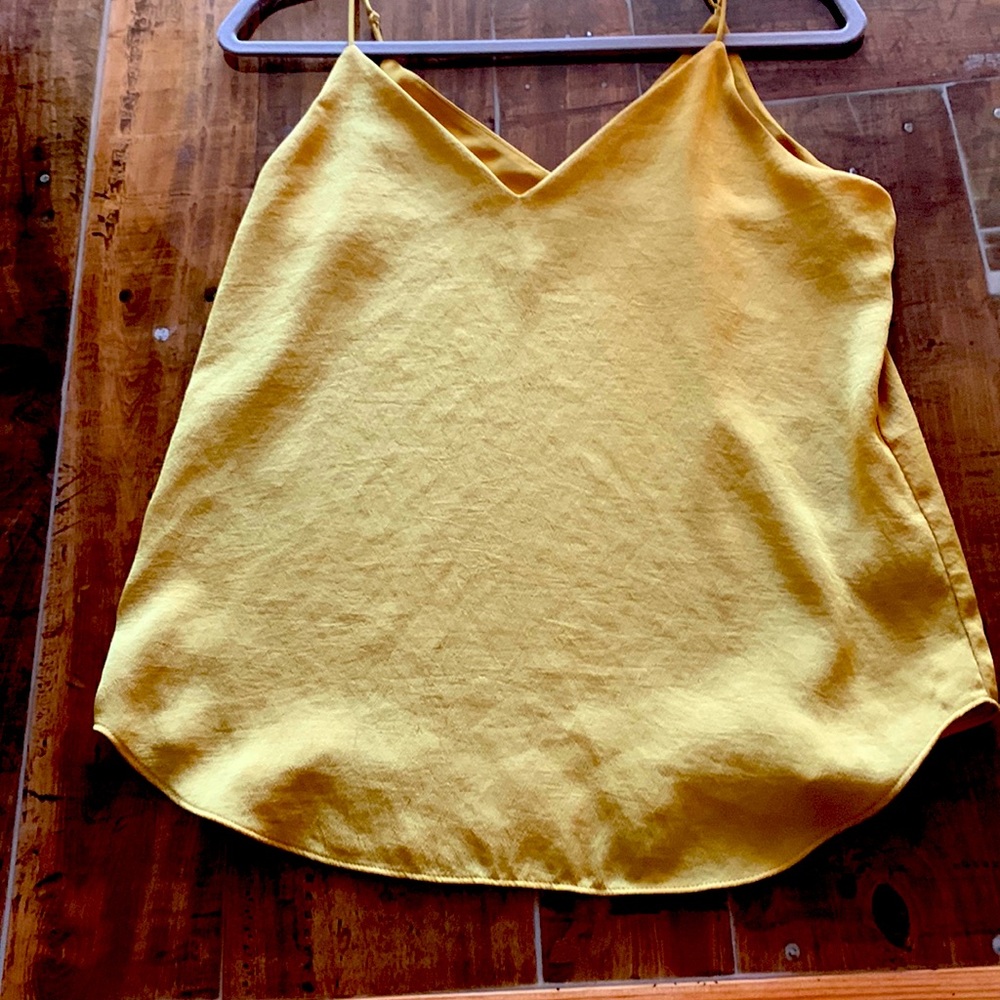 Gold express tank blouse